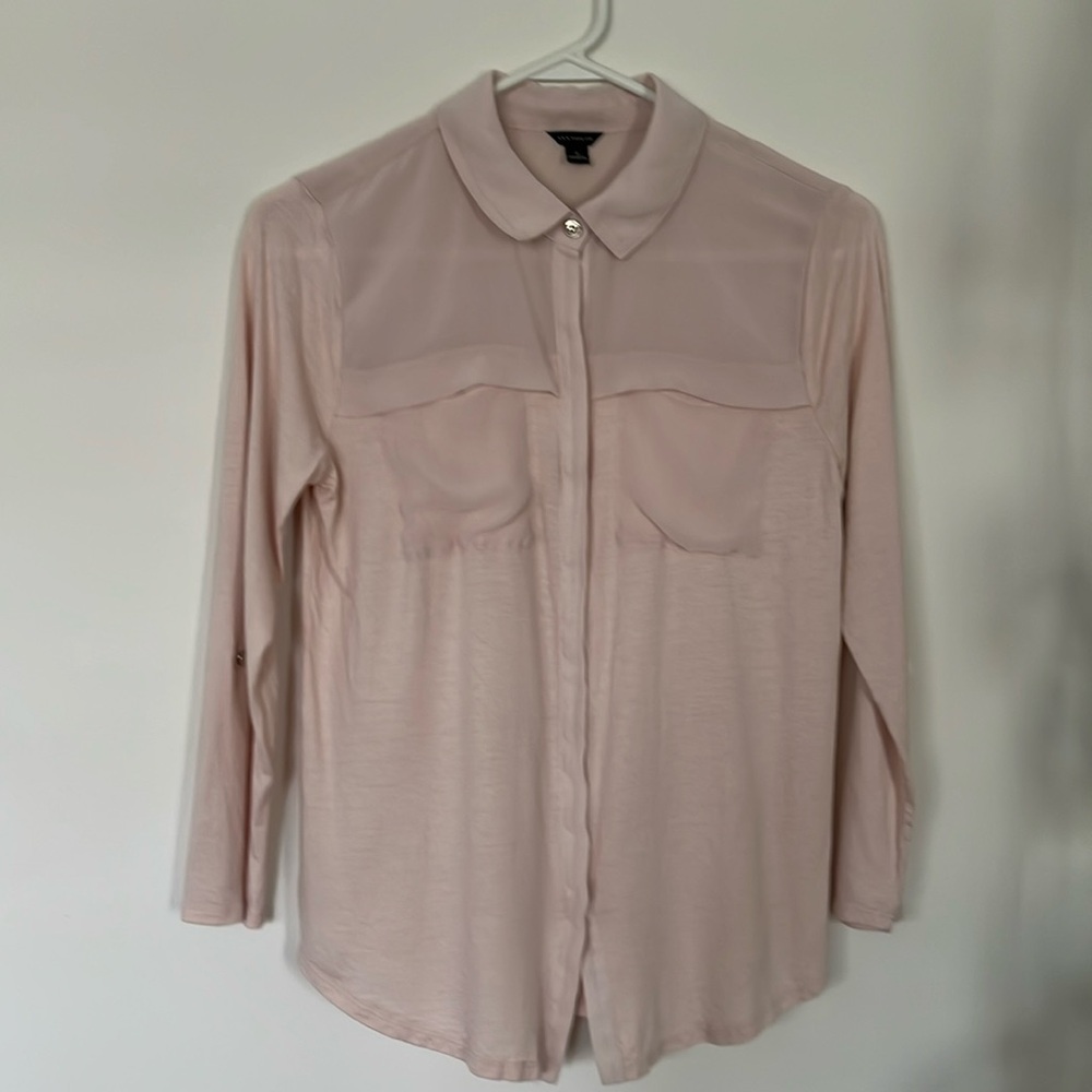 Ann Taylor Dusty Pink Blouse. Size Women’s Small.